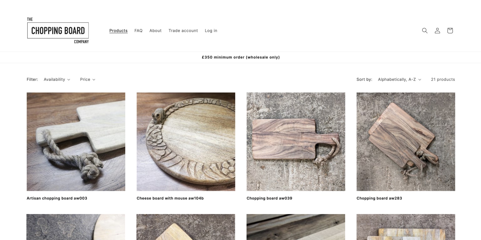 Website Ecommerce Design on Shopify
