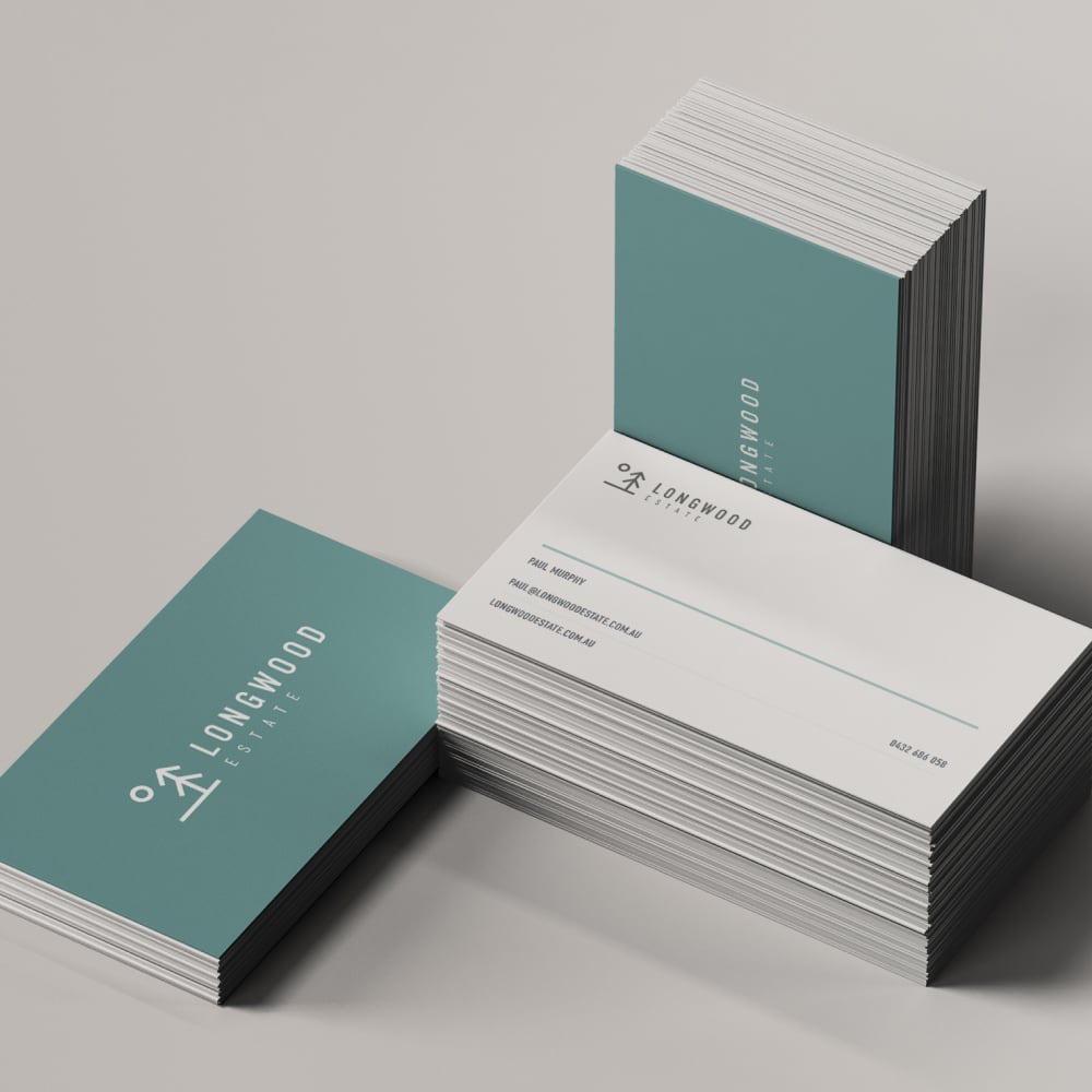 Longwood Estate - Business Card Design