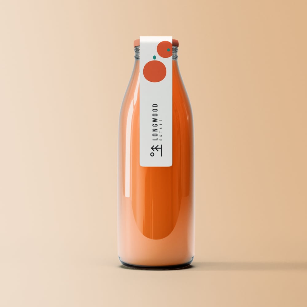 Longwood Estate - Juice Bottle Design