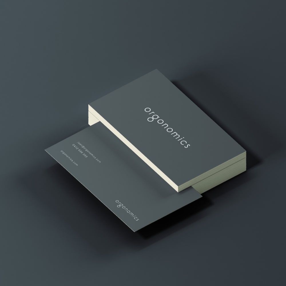 Orgonomics - Business Card Design