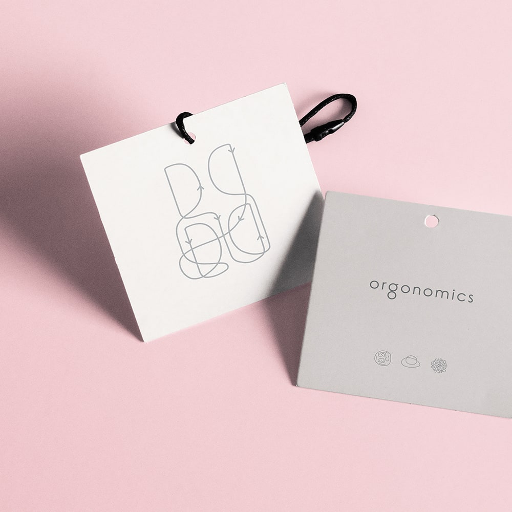 Orgonomics - Printed Tag Design