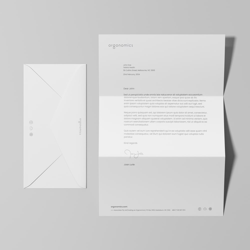 Orgonomics - Stationery Design