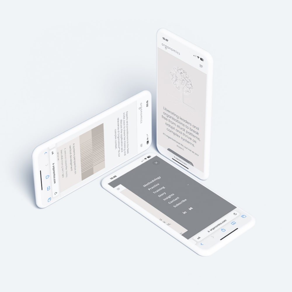 Orgonomics - Website Design