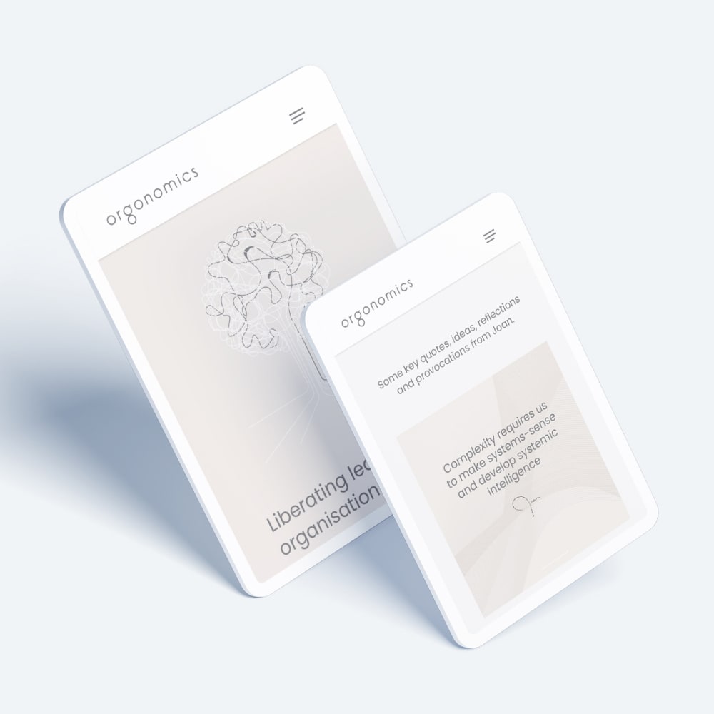 Orgonomics - Website Design